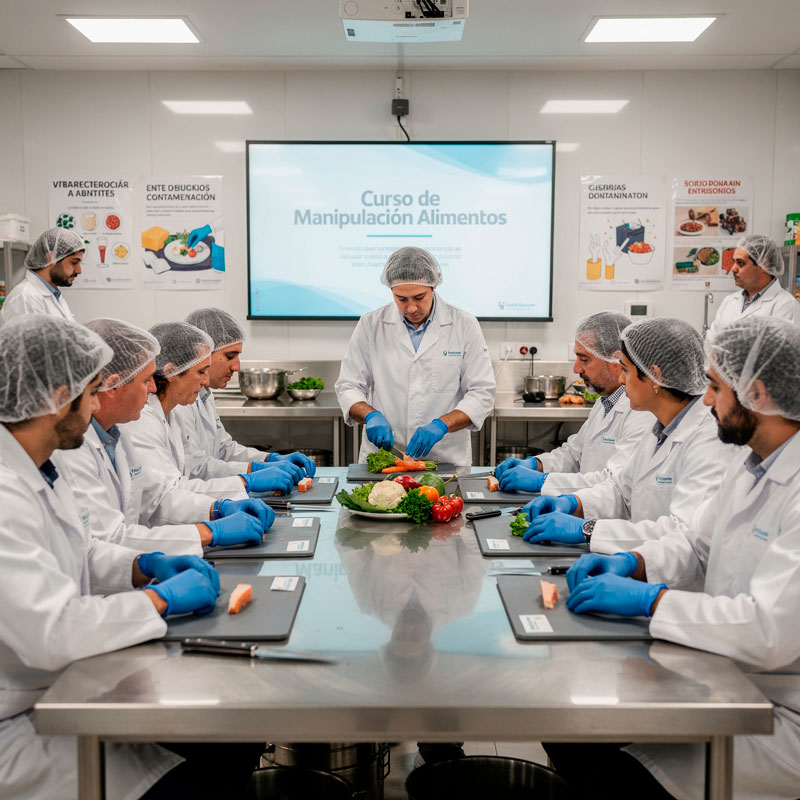 Curso de manipulación de alimentos y seguridad alimentaria
